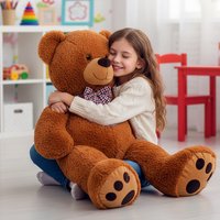 monzana Plüschtier Teddybär XL Braun 100cm