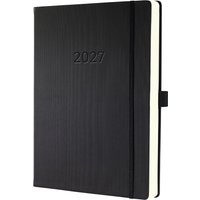 sigel Buchkalender Conceptum 2027, DIN A4, schwarz