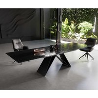 DELIFE Edge Esstisch ausziehbar schwarz – Bild 2