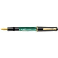 Pelikan Füllhalter M 200, grün marmoriert, Federbreite: M