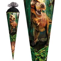 ROTH Schultüte, T-Rex Welt, eckig, 850 mm, mit Effekt – Bild 2