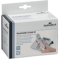 DURABLE Telefon-Reinigungstücher TELEPHONE CLEAN, 50 Stück – Bild 2