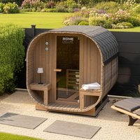 Outdoor Sauna CUBE DELUXE L - 194 x 220 cm für 4 Personen