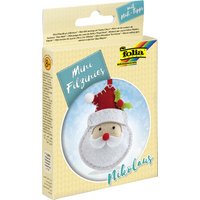 folia Mini Filz-Nähset, Filzinies, 14-teilig, Nikolaus