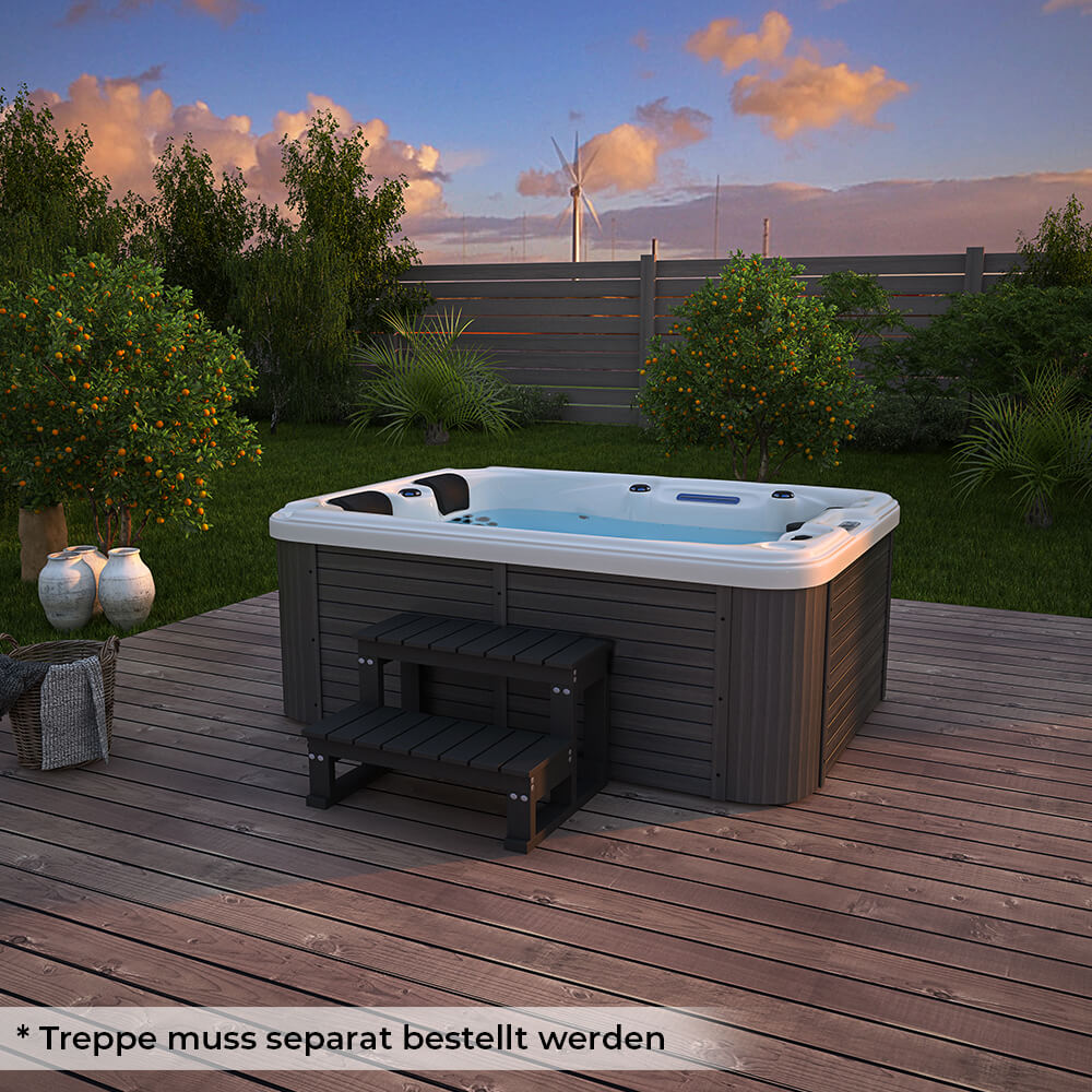 Outdoor Whirlpool BEACH PURE - 210 x 155 x 83 cm – Bild 5