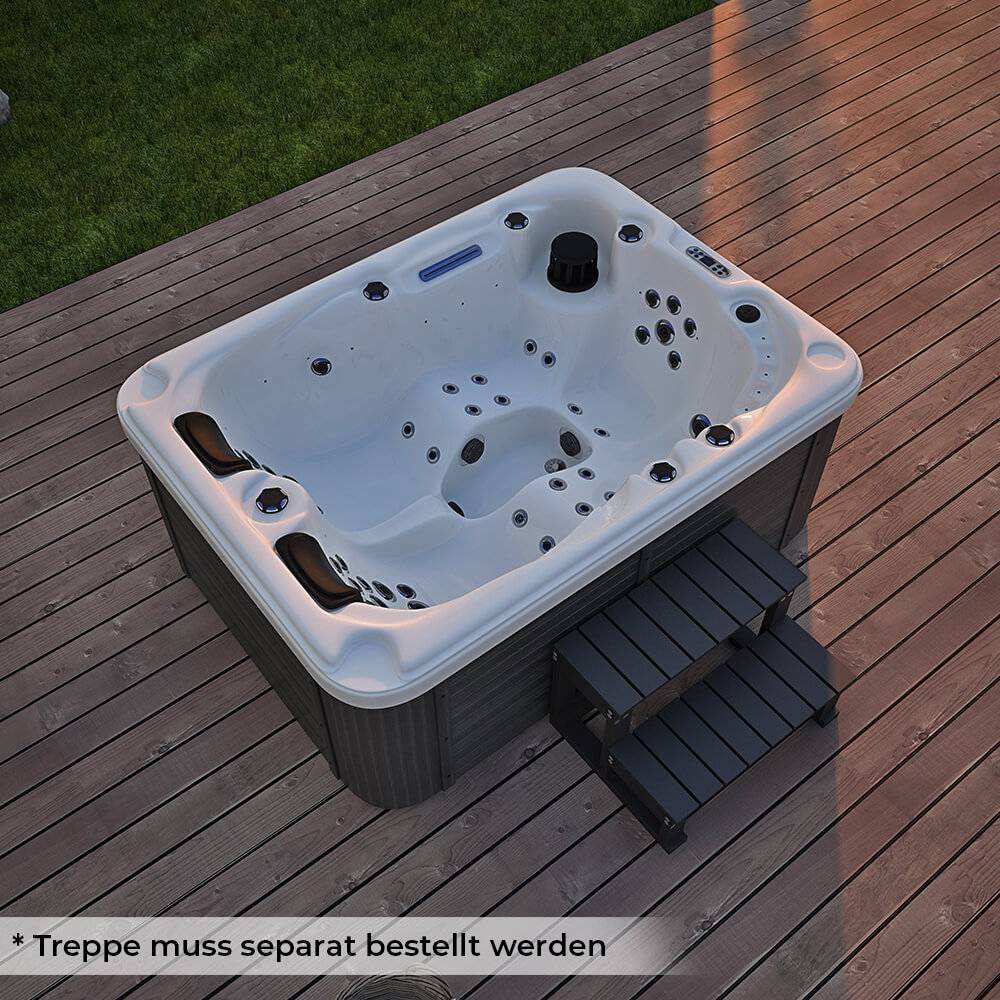 Outdoor Whirlpool BEACH PURE - 210 x 155 x 83 cm – Bild 6