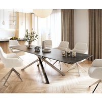 DELIFE Edge Esstisch Laminam Braun