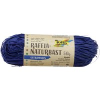 folia Raffia-Naturbast, 50 g, ultramarin – Bild 2