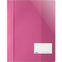 DURABLE Schnellhefter Überbreit, A4, PVC, dunkelrosa