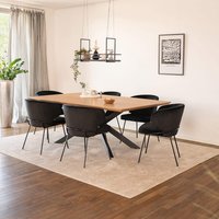 Home Deluxe 4058166271518 Esstisch Light Oak