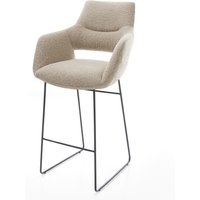 DELIFE Yago-Flex Barstuhl Bouclé Schlamm – Bild 2