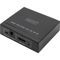 DIGITUS 4K HDMI Splitter, 1x2, 4K / 30 Hz, schwarz