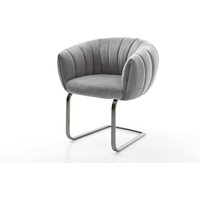 DELIFE Jada-Flex Freischwinger Grau
