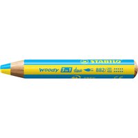 STABILO Multitalentstift woody 3 in 1 duo, gelb/violett