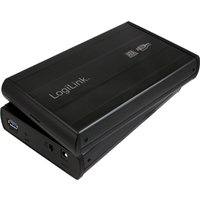 LogiLink 3,5, SATA Festplatten-Gehäuse, USB 3.0, schwarz