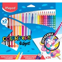 Maped Radierbare Fasermaler & Buntstifte COLOR, PEPS OOPS – Bild 2