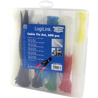 LogiLink Kabelbinder-Set, sortiert, Nylon, Inhalt: 600 Stück – Bild 2