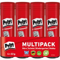 Pritt Klebestift 4 x 22 g im Spar-Pack, lösemittelfrei