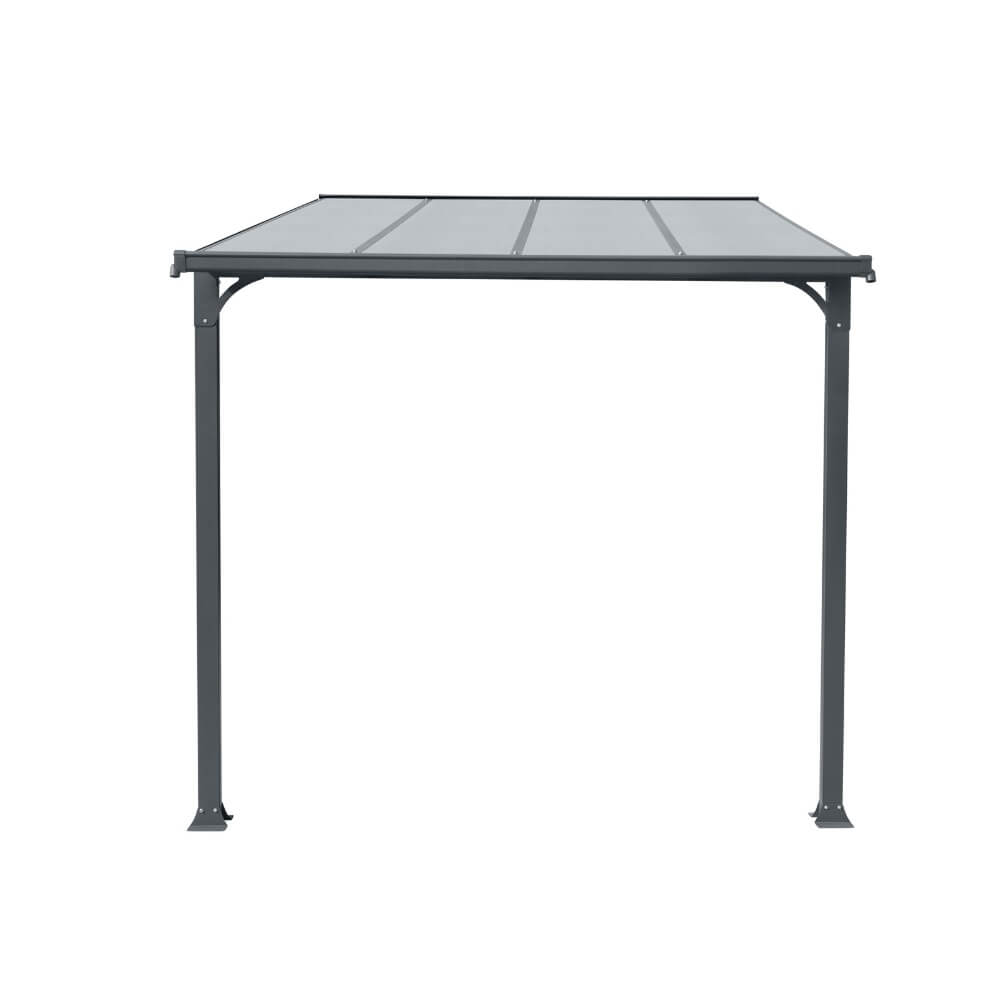 Vordach Haustür CUBIS L - 294 x 150 cm Anthrazit – Bild 3