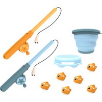 SCHILDKRÖT Angelspiel, Fishing Game, blau / orange