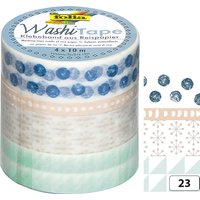 folia Deko-Klebeband Washi-Tape HYGGE, 4er Set