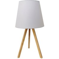 UNiLUX LED-Tischleuchte KATY, weiß / bambus