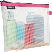 LEITZ Kosmetiktasche WOW Traveller, transparent/grün