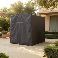 Abdeckung für Sonnenliege CAPE LYON - 208 x 188 cm Schwarz – Bild 2