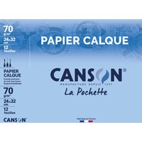 CANSON Transparentpapier, satiniert, 240 x 320 mm, 90 g/qm – Bild 2