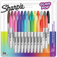 Sharpie Permanent-Marker FINE, Glam Pop, 34er Blister