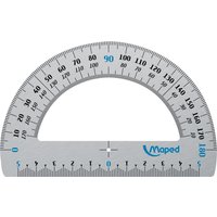Maped Halbkreis-Winkelmesser 180 Grad, aus Aluminium, 120 mm – Bild 2