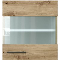 Glas-Hängeschrank Cara Artisan Eiche NB 50cm