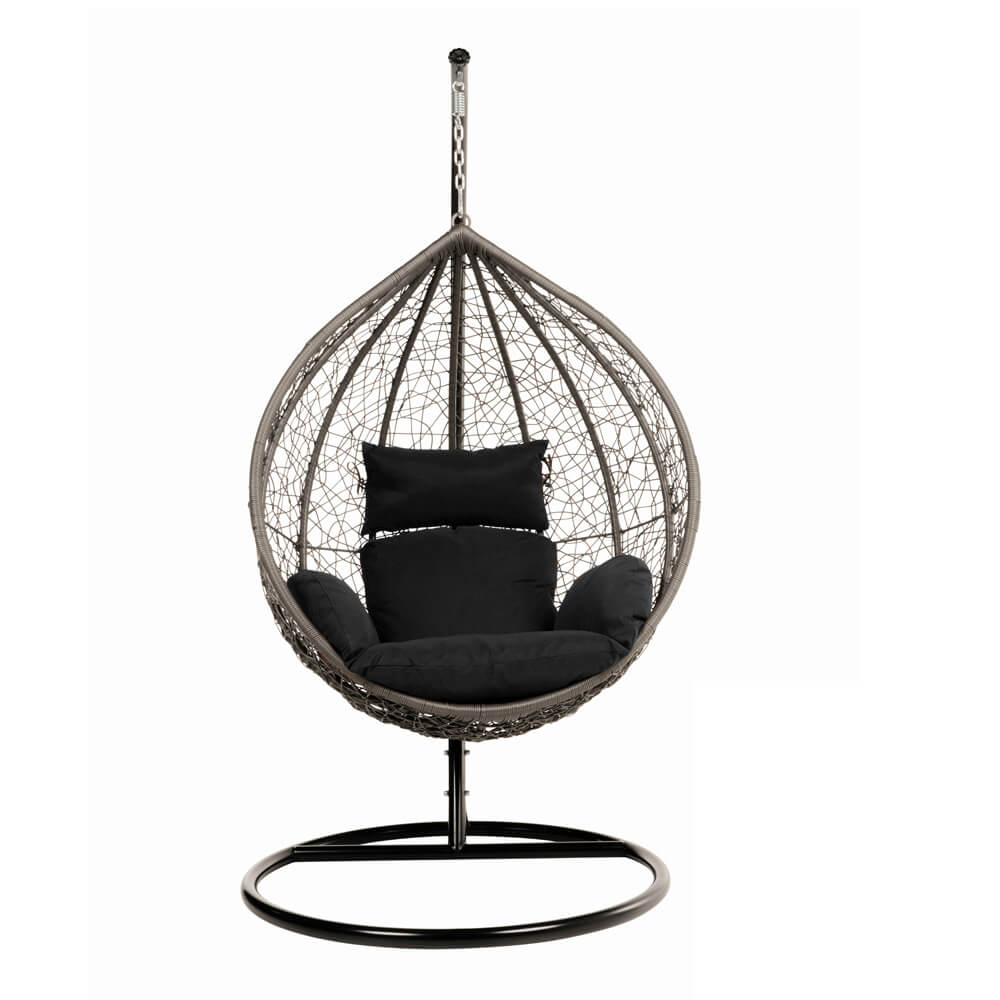 Home Deluxe 4058166267016 Hängesessel Schwarz – Bild 6