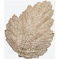Deckchen im Blatt-Design, ca. 36,5x47,5 cm
