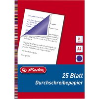 herlitz Durchschreibpapier, DIN A4, Inhalt: 25 Blatt – Bild 2