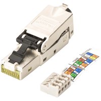 DIGITUS Feldstecker Kat. 6A, STP mit Staubschutzkappe – Bild 2