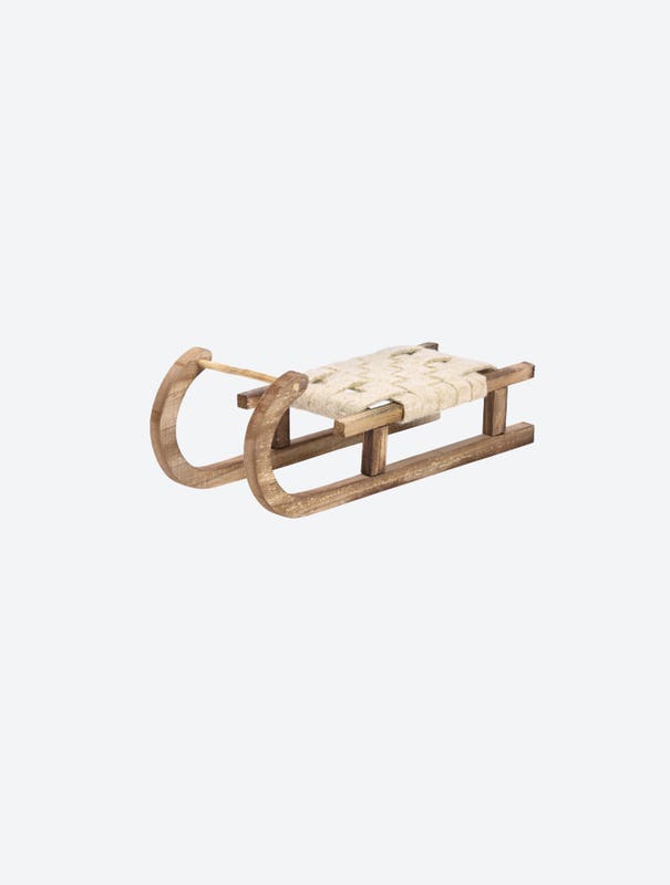 Deko-Schlitten, ca. 8x25x8,5 cm – Bild 3