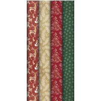 Clairefontaine Weihnachts-Geschenkpapier, Red Forest