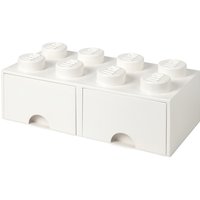 LEGO Schubladenbox STORAGE BRICK DRAWER 8, 2 Schübe, weiß – Bild 2