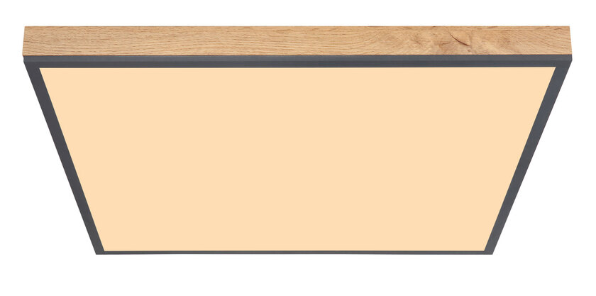 DORO Deckenlampe weiß, grau 416080WD3, B/H/T: 59 x 6,5 x 59 cm, Kunststoff, Metall – Bild 3