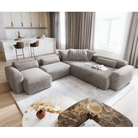 DELIFE Freestyle Pure Ecksofa Grau