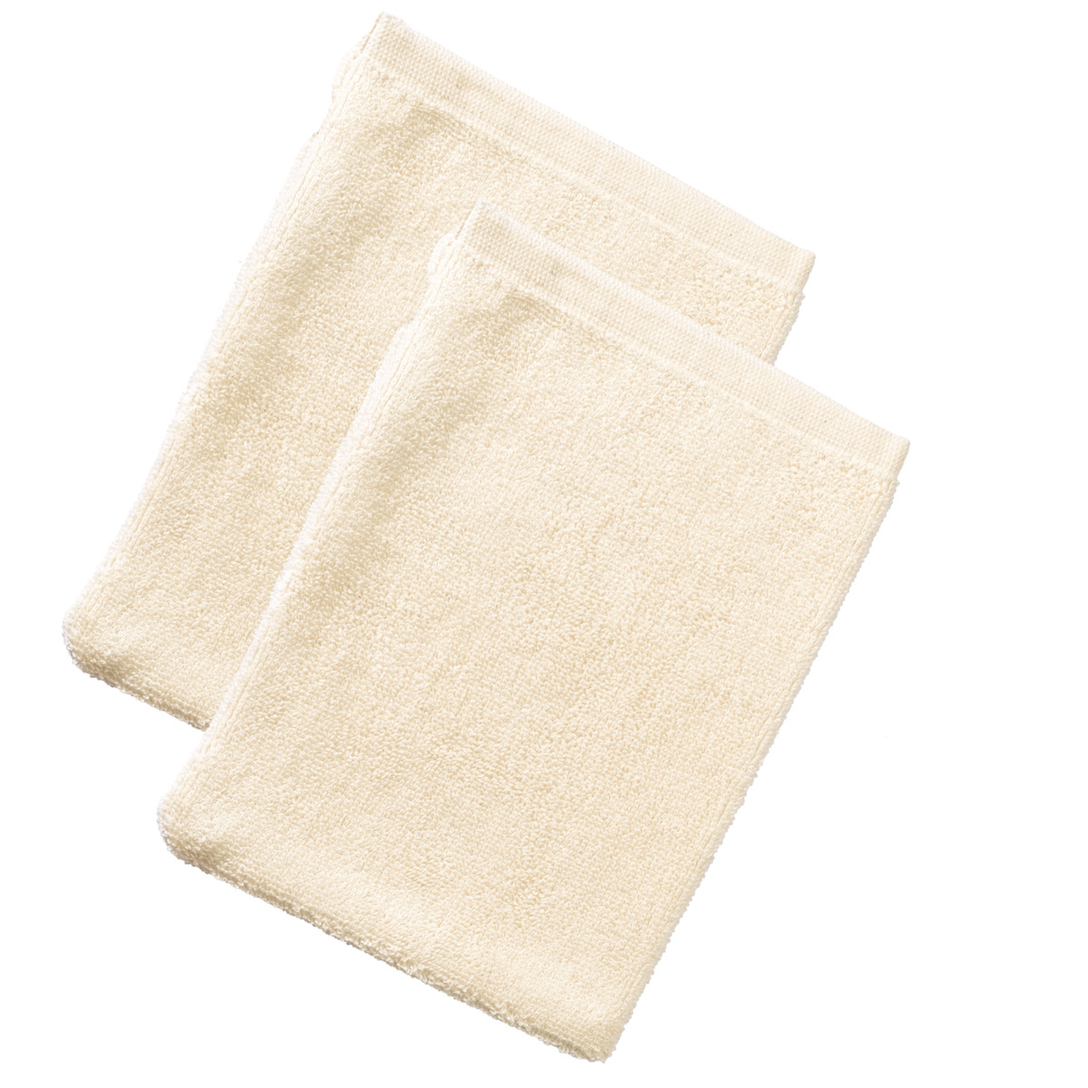 LIVING CRAFTS - Home Waschhandschuh, 2er-Pack - Beige (100% Bio-Baumwolle), Nachhaltige Mode, Bio Bekleidung – Bild 3