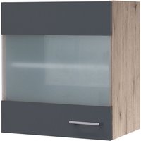 Oberschrank Tiago Basaltgrau/San Remo Eiche hell NB ca.50x54,8x32cm