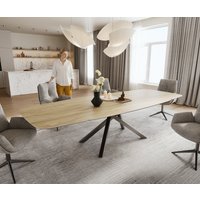 DELIFE Edge Esstisch Keramik ausziehbar
