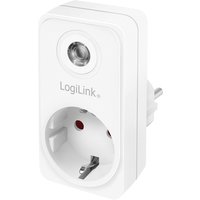 LogiLink Adapterstecker mit Dämmerungssensor, weiß