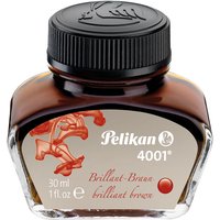 Pelikan Tinte 4001 im Glas, braun, Inhalt: 30 ml – Bild 2