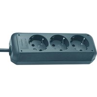 brennenstuhl Steckdosenleiste, Eco-Line, 3-fach, weiß