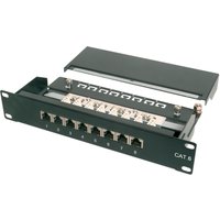 DIGITUS 10, Patch Panel Kat.6, Klasse E, 12 x RJ45, 1 HE – Bild 2