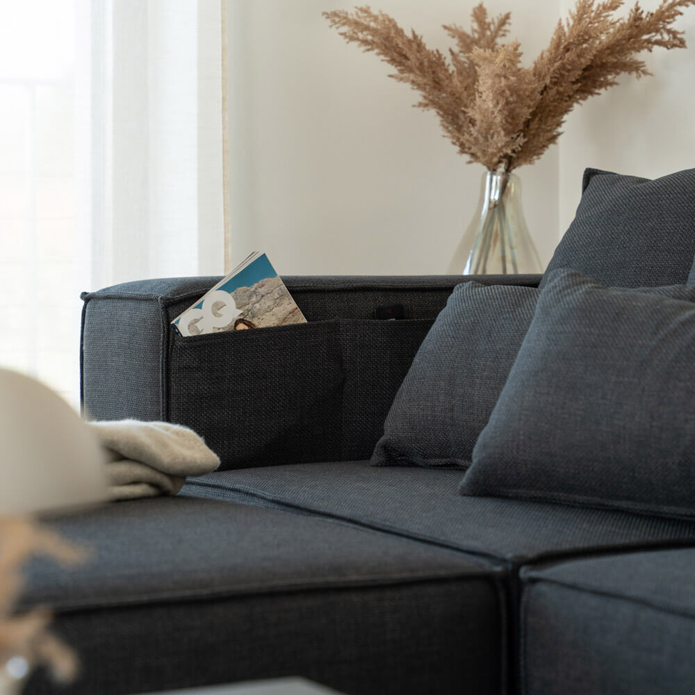 Home Deluxe 4058166269454 Sofa Anthrazit – Bild 6