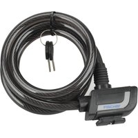 FISCHER Kabel-Fahrradschloss, Länge: 1.200 mm, schwarz